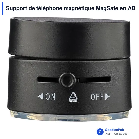 Support de téléphone magnétique MagSafe en ABS recyclé Nadia - Image 13