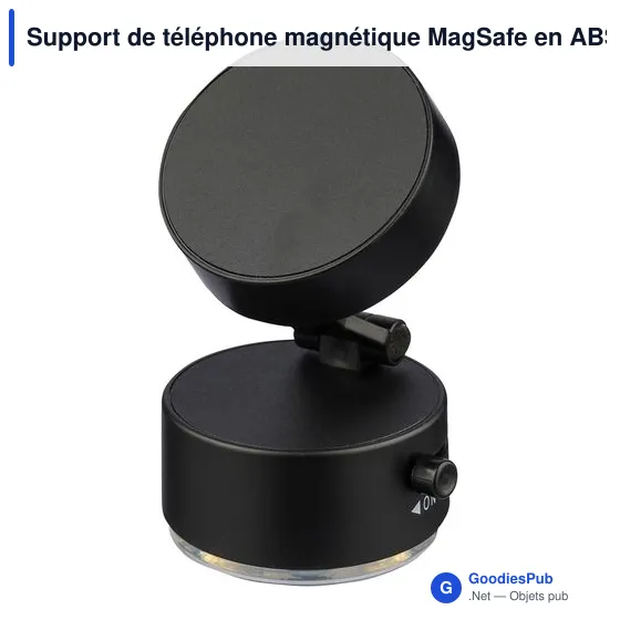 Support de téléphone magnétique MagSafe en ABS recyclé Nadia - Image 14