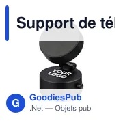 Support de téléphone magnétique MagSafe en ABS recyclé Nadia - Miniature 15