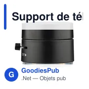 Support de téléphone magnétique MagSafe en ABS recyclé Nadia - Miniature 16