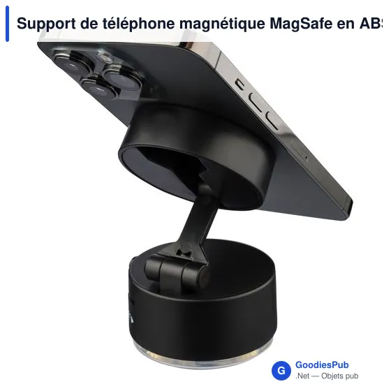 Support de téléphone magnétique MagSafe en ABS recyclé Nadia - Image 20