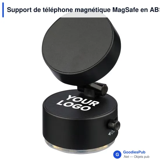 Support de téléphone magnétique MagSafe en ABS recyclé Nadia - Image 3