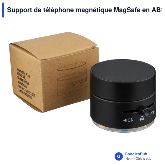 Support de téléphone magnétique MagSafe en ABS recyclé Nadia - Image 21