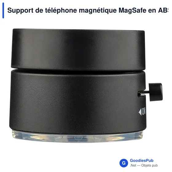 Support de téléphone magnétique MagSafe en ABS recyclé Nadia - Image 6