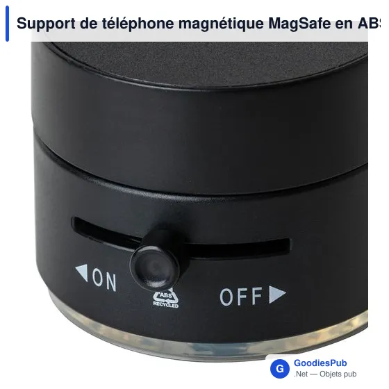 Support de téléphone magnétique MagSafe en ABS recyclé Nadia - Image 10