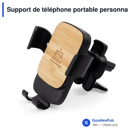 Support de téléphone portable personnalisable pour voiture avec logo | Amberle
