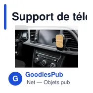 Support de téléphone portable personnalisable pour voiture avec logo | Amberle - Miniature 2