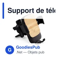 Support de téléphone portable personnalisable pour voiture avec logo | Amberle - Miniature 4