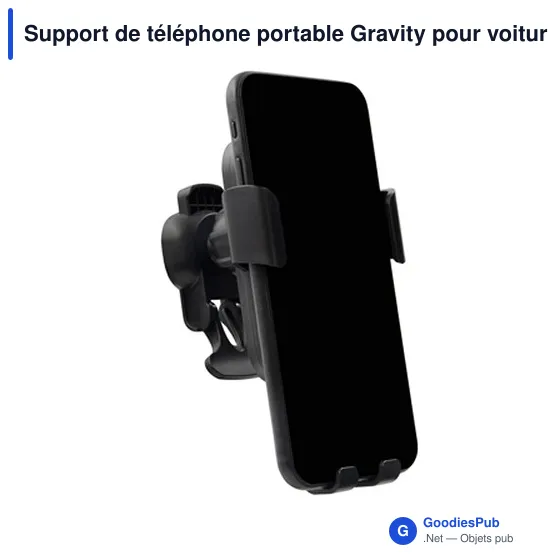 Support de téléphone portable personnalisable pour voiture avec logo | Amberle - Image 5
