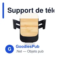 Support de téléphone portable personnalisable pour voiture avec logo | Amberle - Miniature 7