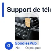 Support de téléphone portable personnalisable pour voiture avec logo | Amberle - Miniature 10