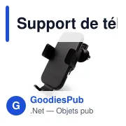 Support de téléphone portable pour voiture, chargeur sans fil 15W | Skyler - Miniature 1