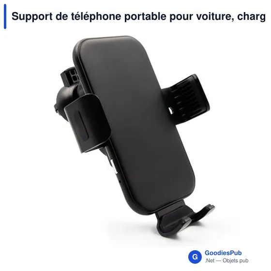 Support de téléphone portable pour voiture, chargeur sans fil 15W | Skyler - Image 4