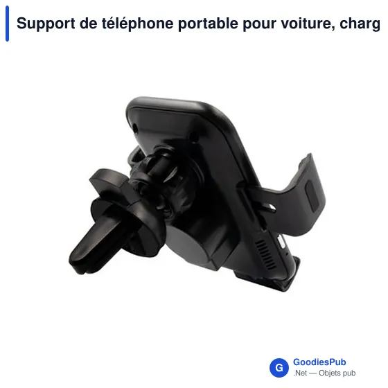 Support de téléphone portable pour voiture, chargeur sans fil 15W | Skyler - Image 5