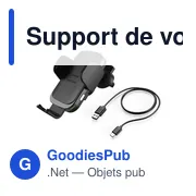 Support de voiture pour téléphone avec chargeur sans fil 10W Hama - Miniature 1