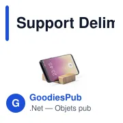 Support Delim personnalisable en bambou pour appareils mobilesavec logo - Miniature 4