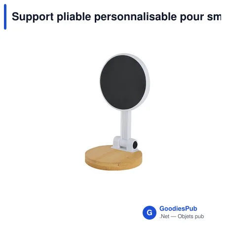 Support pliable personnalisable pour smartphone avec logo - Frelix
