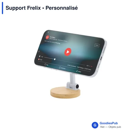 Support pliable personnalisable pour smartphone avec logo - Frelix - Image 12