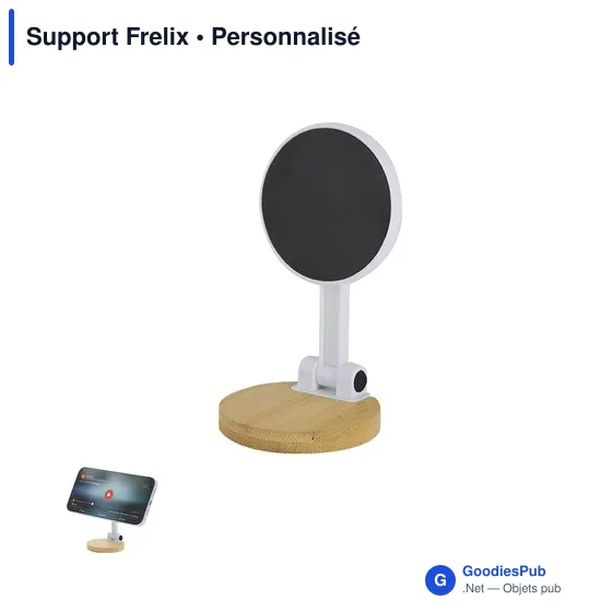 Support pliable personnalisable pour smartphone avec logo - Frelix - Image 8