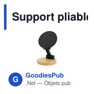Support pliable personnalisable pour smartphone avec logo - Frelix - Miniature 9