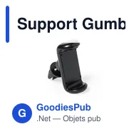 Support Gumbol personnalisable pour logo entreprise - Porte-téléphone - Miniature 2