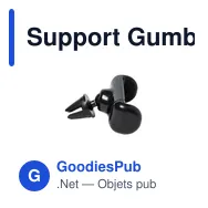 Support Gumbol personnalisable pour logo entreprise - Porte-téléphone - Miniature 3