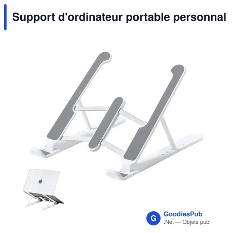 Support d'ordinateur portable personnalisable avec logo - Halom