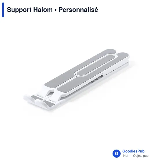 Support d'ordinateur portable personnalisable avec logo - Halom - Image 3
