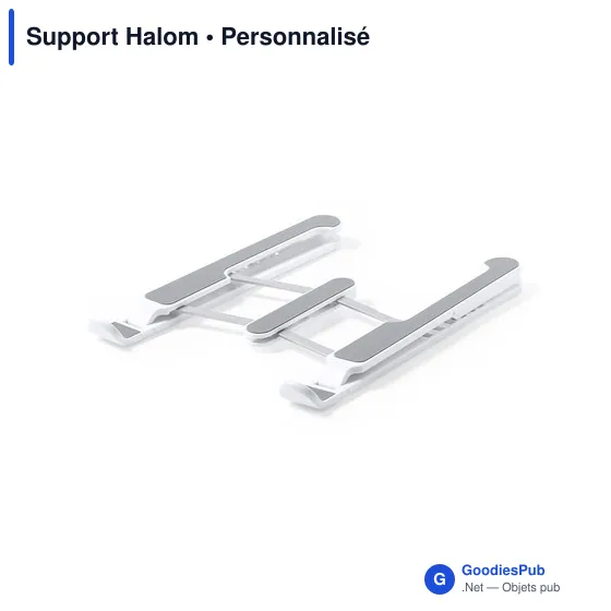 Support d'ordinateur portable personnalisable avec logo - Halom - Image 4