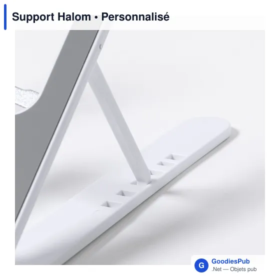 Support d'ordinateur portable personnalisable avec logo - Halom - Image 5