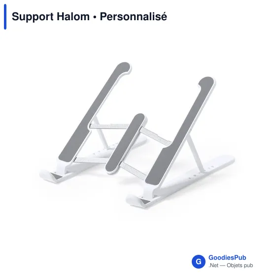Support d'ordinateur portable personnalisable avec logo - Halom - Image 6