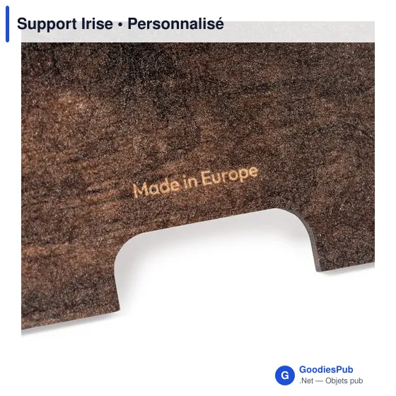 Support Irise personnalisable pour smartphone avec logo - Image 5