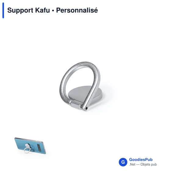 Support Kafu personnalisable pour smartphone avec logo - Image 1