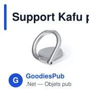 Support Kafu personnalisable pour smartphone avec logo - Miniature 3