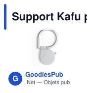 Support Kafu personnalisable pour smartphone avec logo - Miniature 5