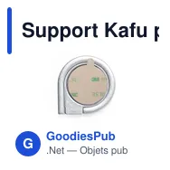 Support Kafu personnalisable pour smartphone avec logo - Miniature 7
