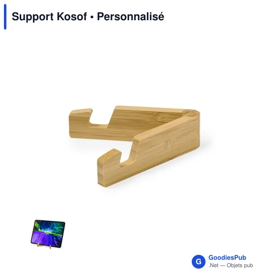 Support pliable Kosof personnalisable avec logo pour entreprise - Image 1