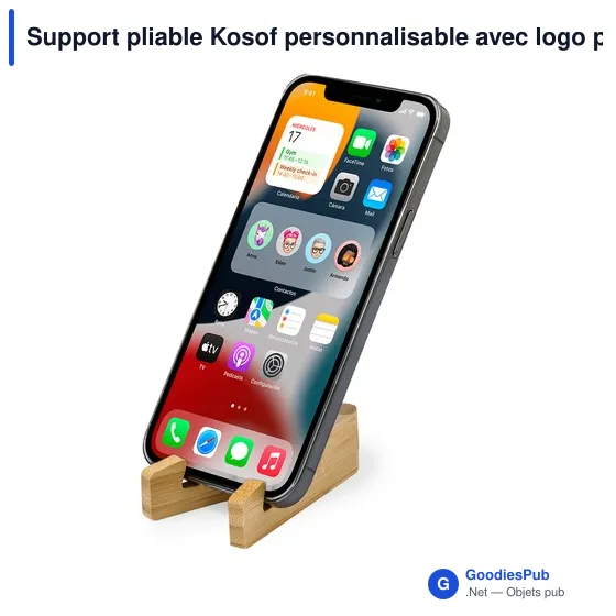 Support pliable Kosof personnalisable avec logo pour entreprise - Image 3