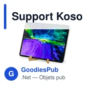 Support pliable Kosof personnalisable avec logo pour entreprise - Miniature 4