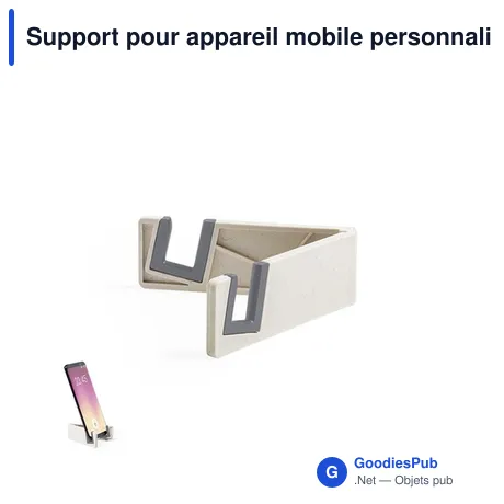 Support pour appareil mobile personnalisable avec logo - Lastrow