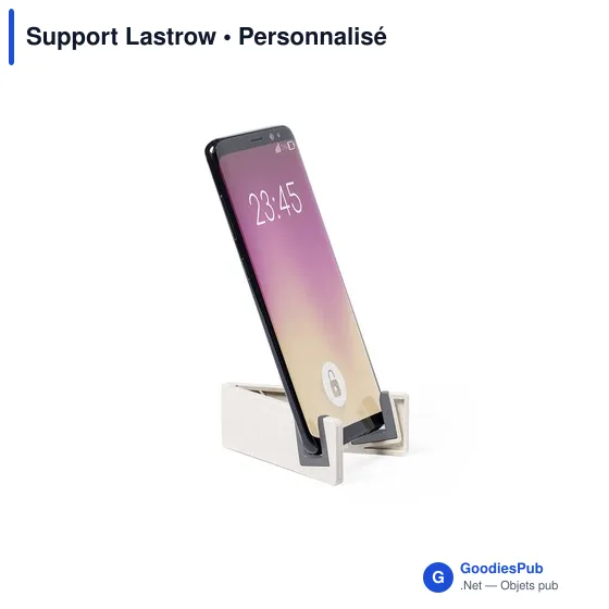 Support pour appareil mobile personnalisable avec logo - Lastrow - Image 3