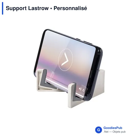 Support pour appareil mobile personnalisable avec logo - Lastrow - Image 5