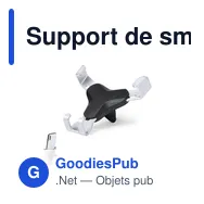 Support de smartphone personnalisable Lietor pour voitureavec logo - Miniature 11
