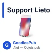 Support de smartphone personnalisable Lietor pour voitureavec logo - Miniature 5