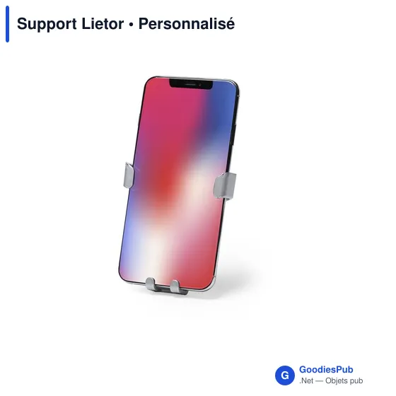 Support de smartphone personnalisable Lietor pour voitureavec logo - Image 5