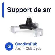 Support de smartphone personnalisable Lietor pour voitureavec logo - Miniature 9