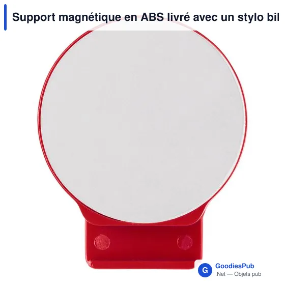 Support magnétique personnalisable avec stylo bille Rafaelavec logo - Image 1