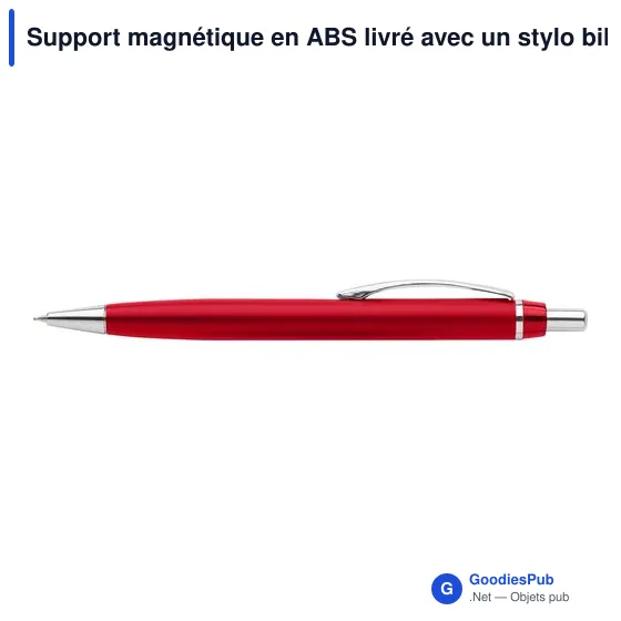 Support magnétique personnalisable avec stylo bille Rafaelavec logo - Image 2