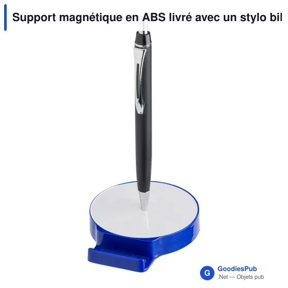 Support magnétique personnalisable avec stylo bille Rafaelavec logo - Image 9
