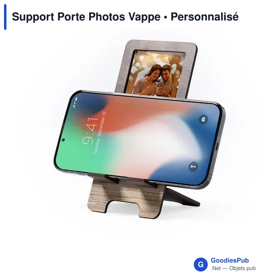 Support Porte Photos Vappe personnalisable avec logo pour entreprise - Image 3